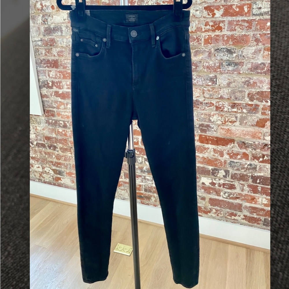 Citizen of Humanity black Rocket petite high rise skinny stretch jeans 26P 26